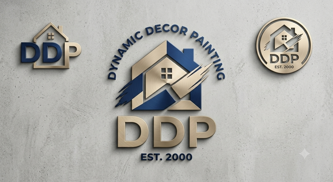 Dynamic Decor Painting brand marks and logo lockups